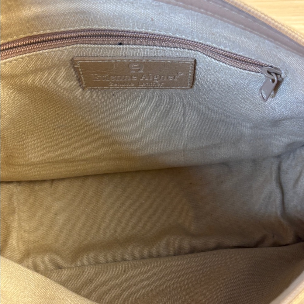 Etienne Aigner Tan‎ Leather Crossbody - Picture 7 of 14